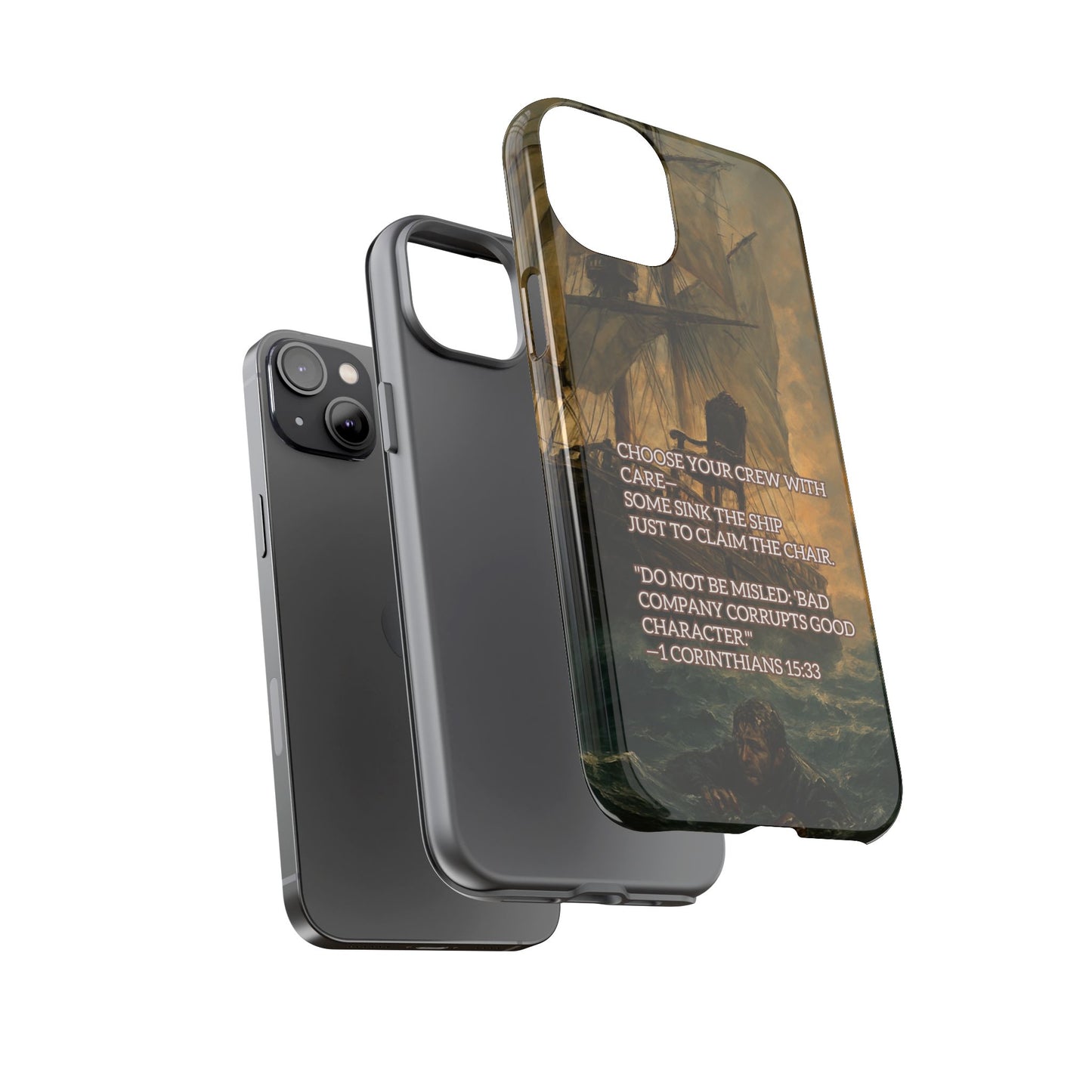IPHONE Case - Christian Choose Your Crew with Care Design