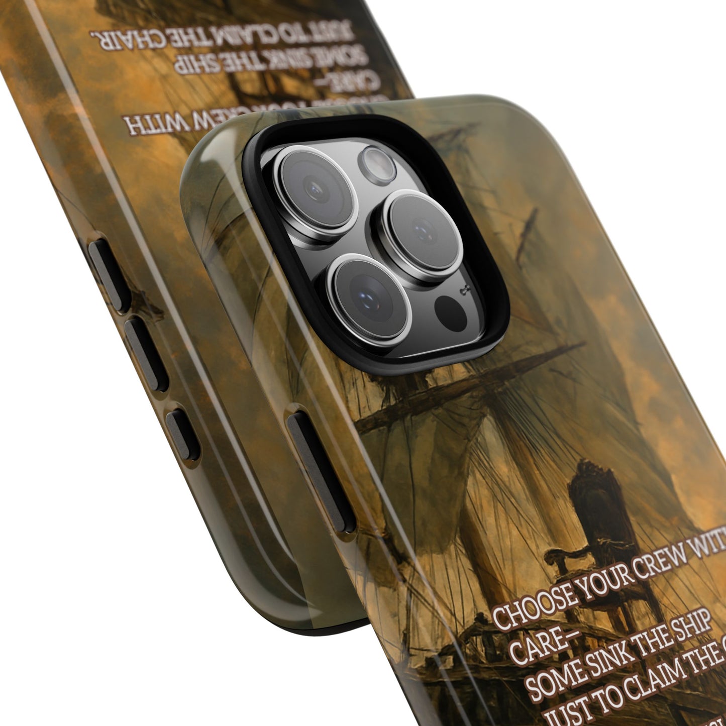 IPHONE Case - Christian Choose Your Crew with Care Design