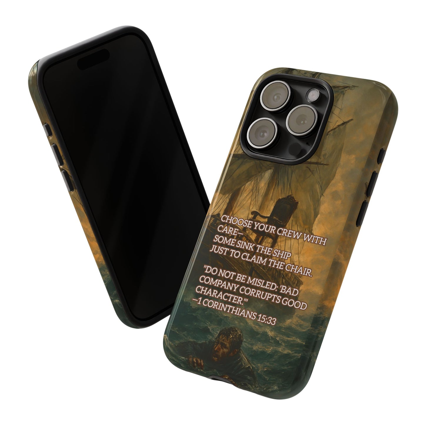IPHONE Case - Christian Choose Your Crew with Care Design