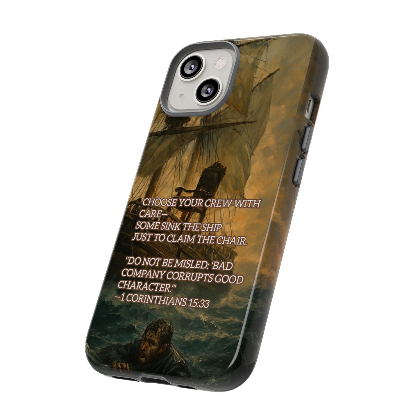 IPHONE Case - Christian Choose Your Crew with Care Design
