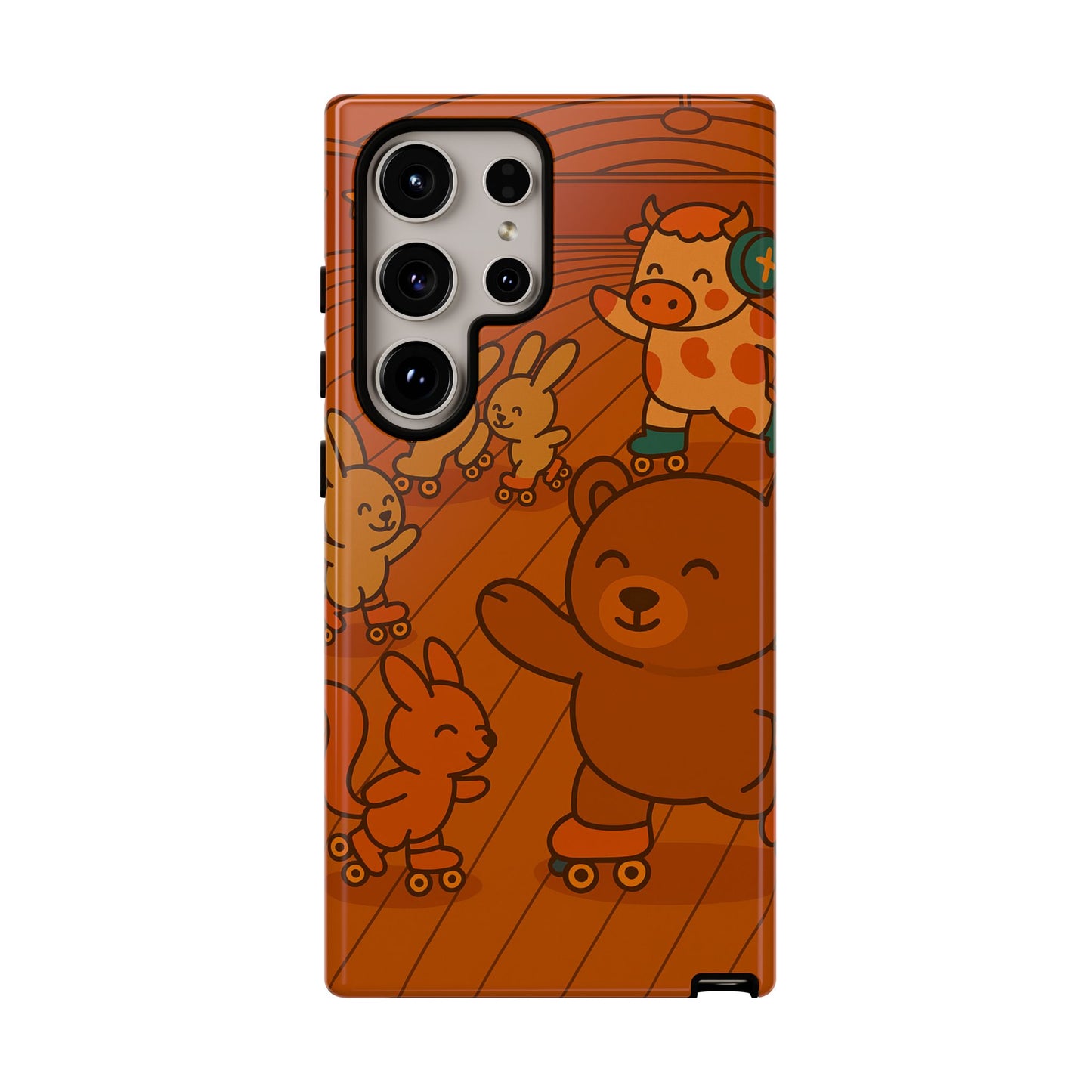 Samsung Case - Strawberry Cow at skating rink