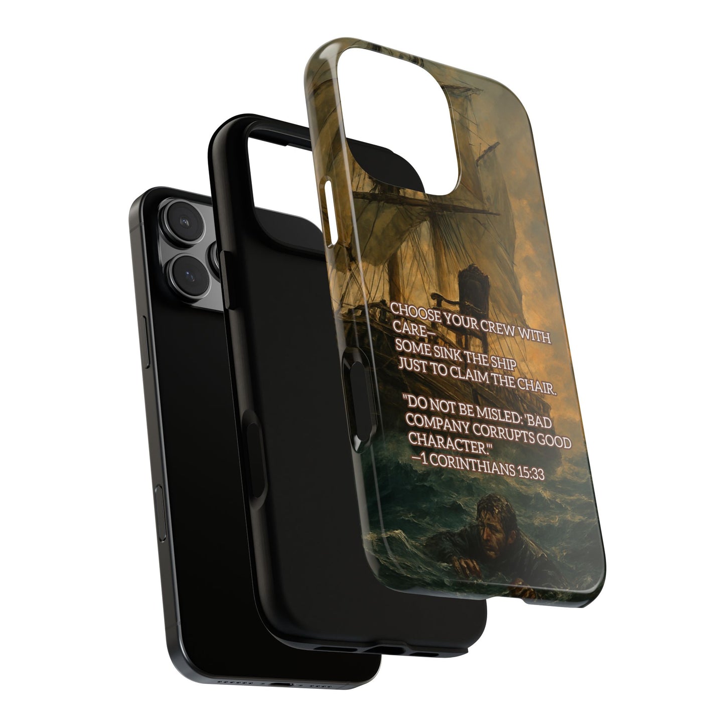 IPHONE Case - Christian Choose Your Crew with Care Design