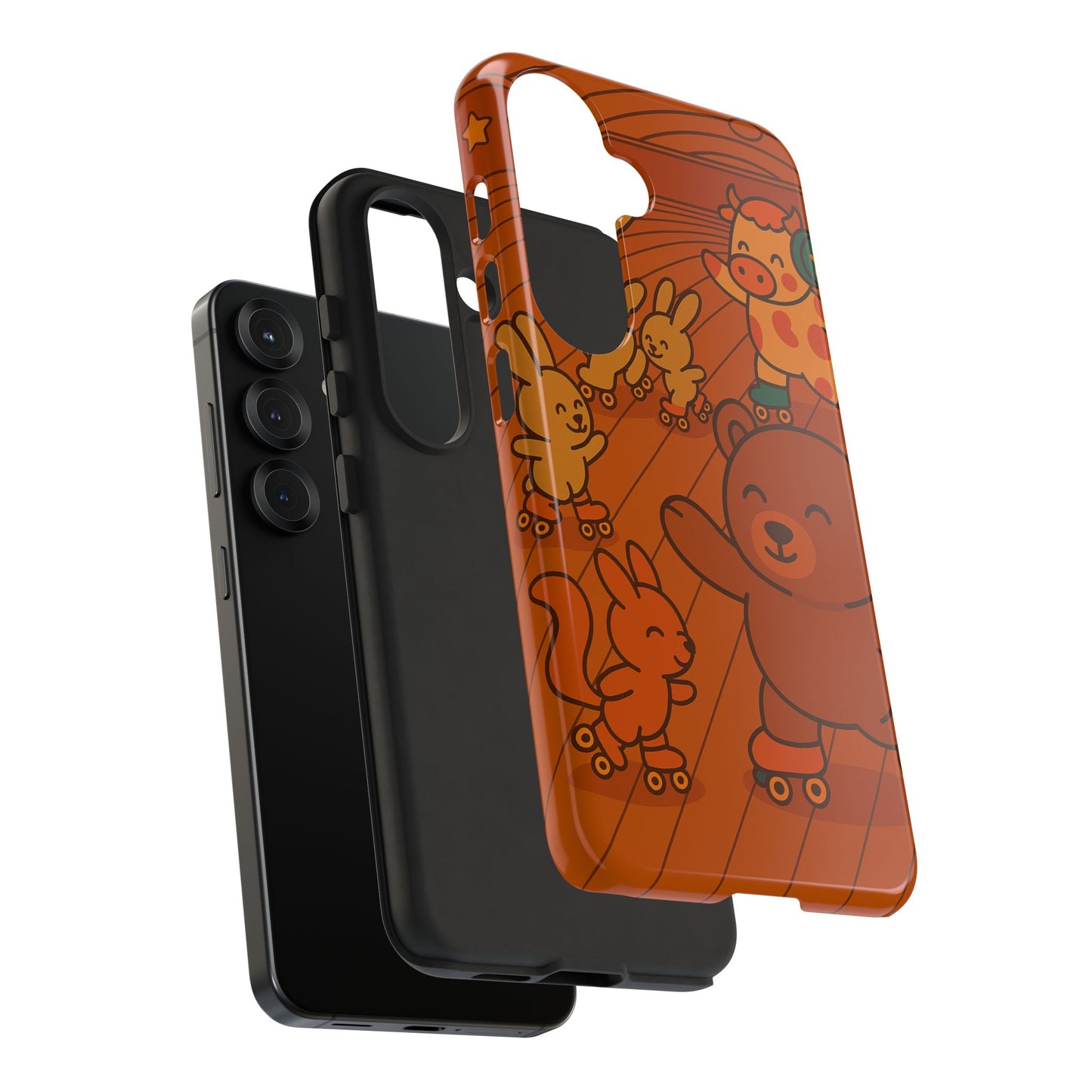 Samsung Case - Strawberry Cow at skating rink
