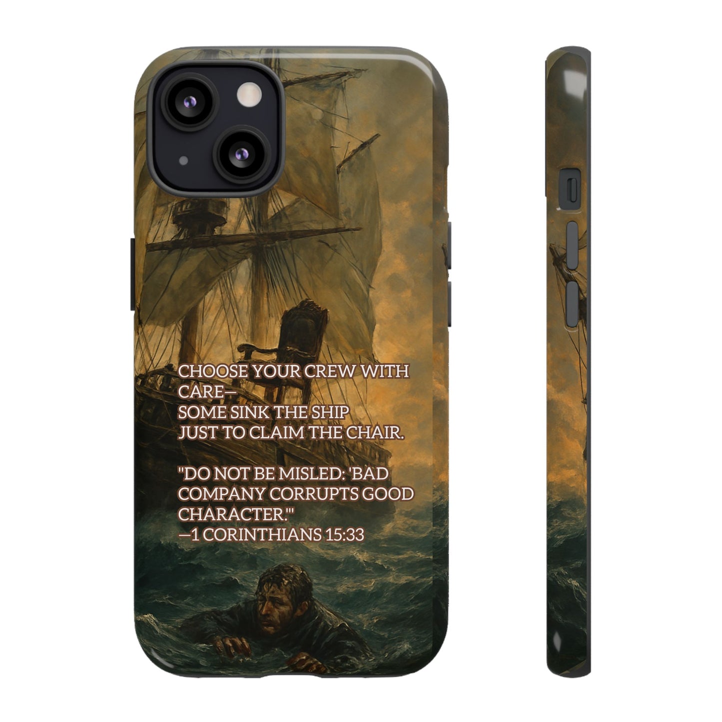 IPHONE Case - Christian Choose Your Crew with Care Design