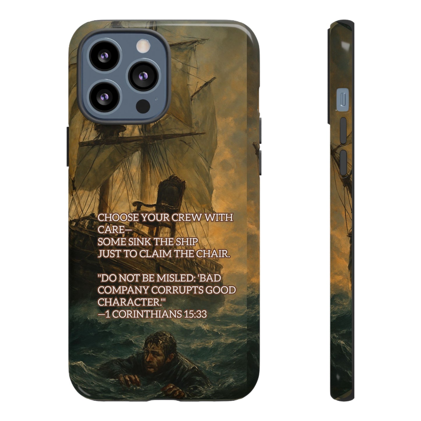 IPHONE Case - Christian Choose Your Crew with Care Design