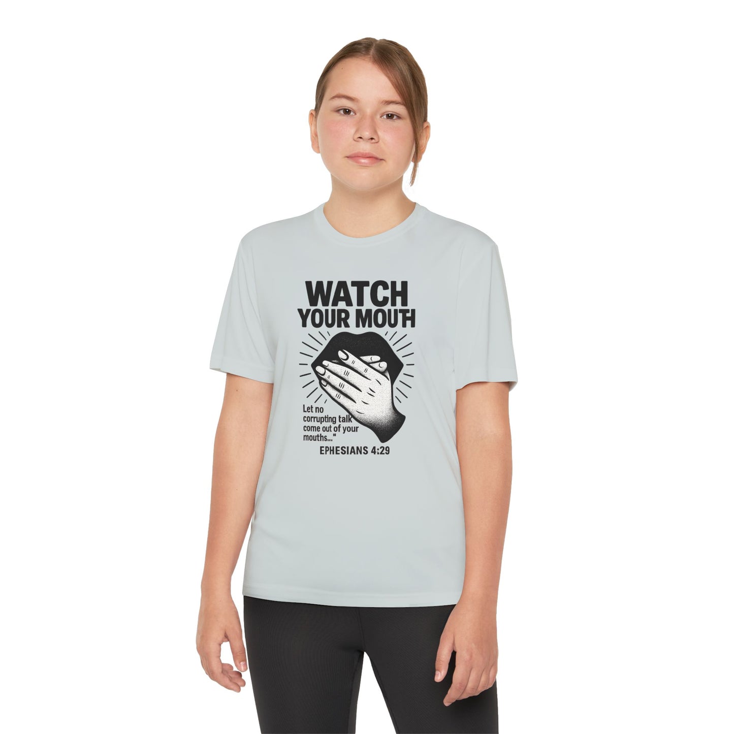 T-Shirt - Christian 'Watch Your Mouth' Ephesians 4:29 Design