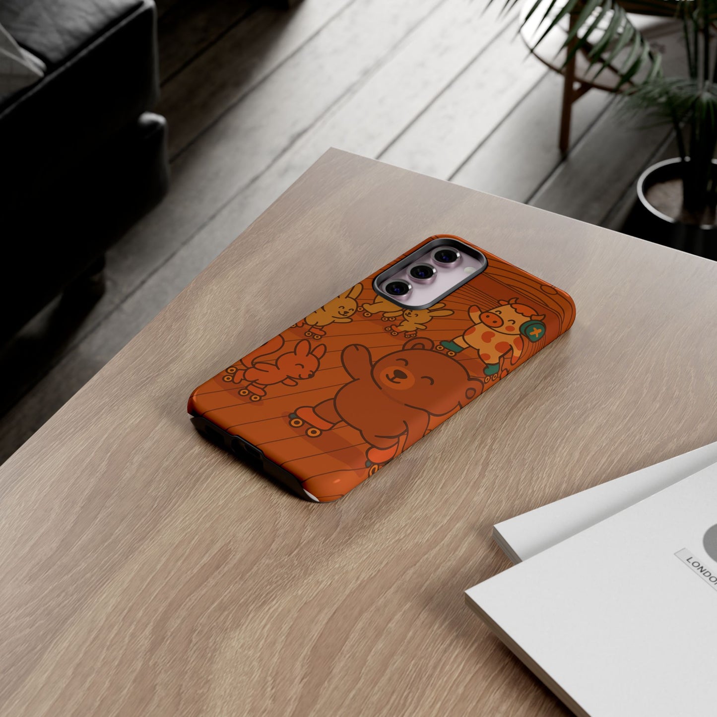 Samsung Case - Strawberry Cow at skating rink