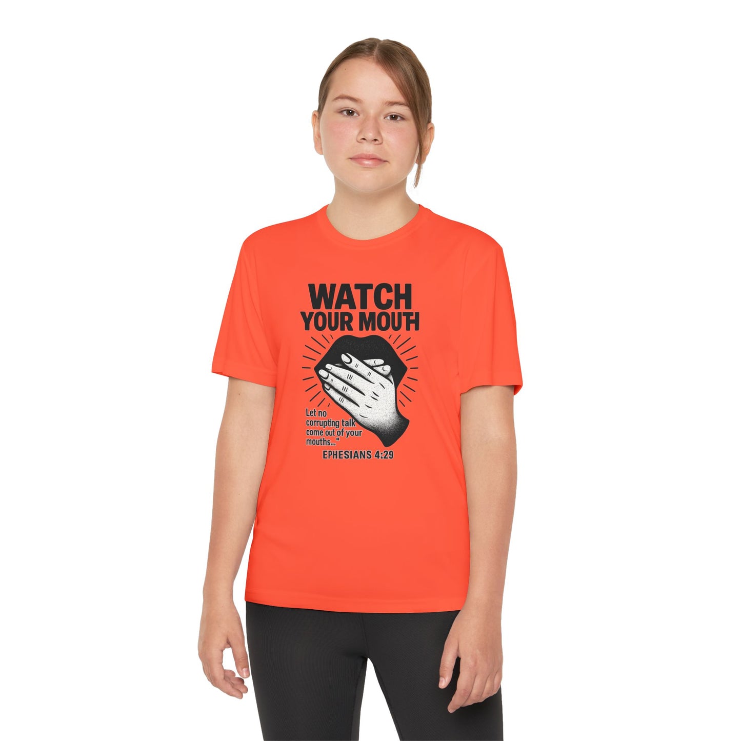 T-Shirt - Christian 'Watch Your Mouth' Ephesians 4:29 Design