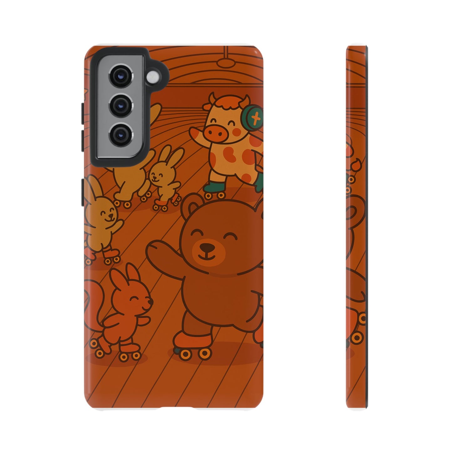 Samsung Case - Strawberry Cow at skating rink