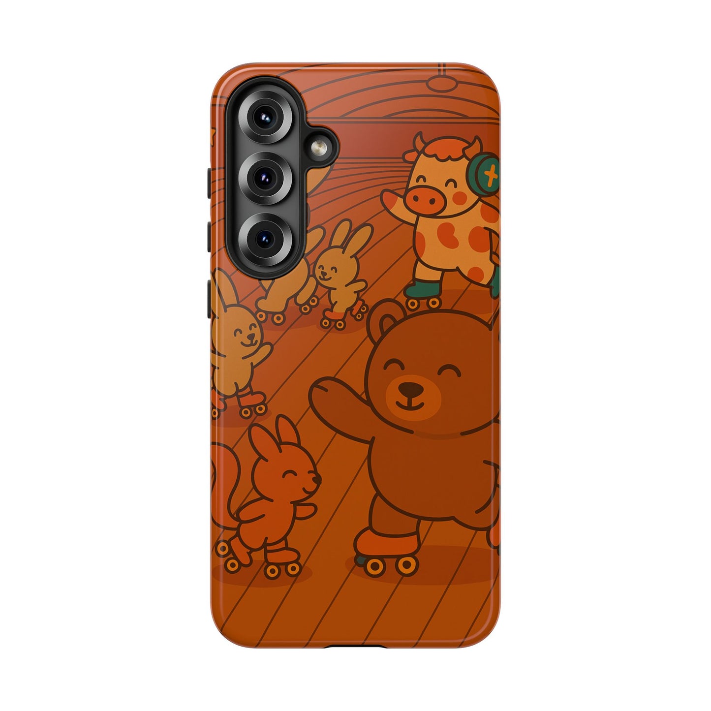 Samsung Case - Strawberry Cow at skating rink