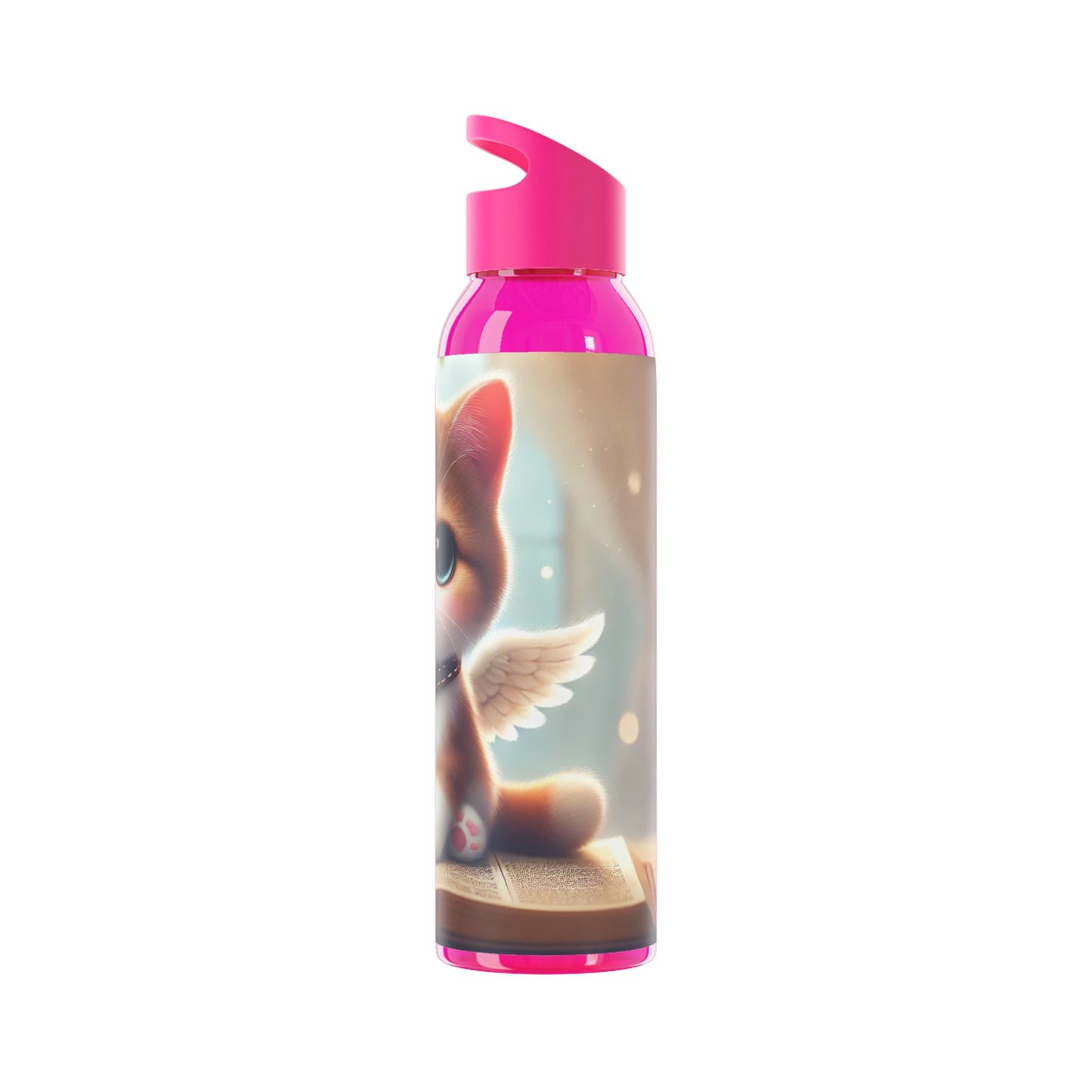 Water Bottle - Cute Christian Kitten Theme