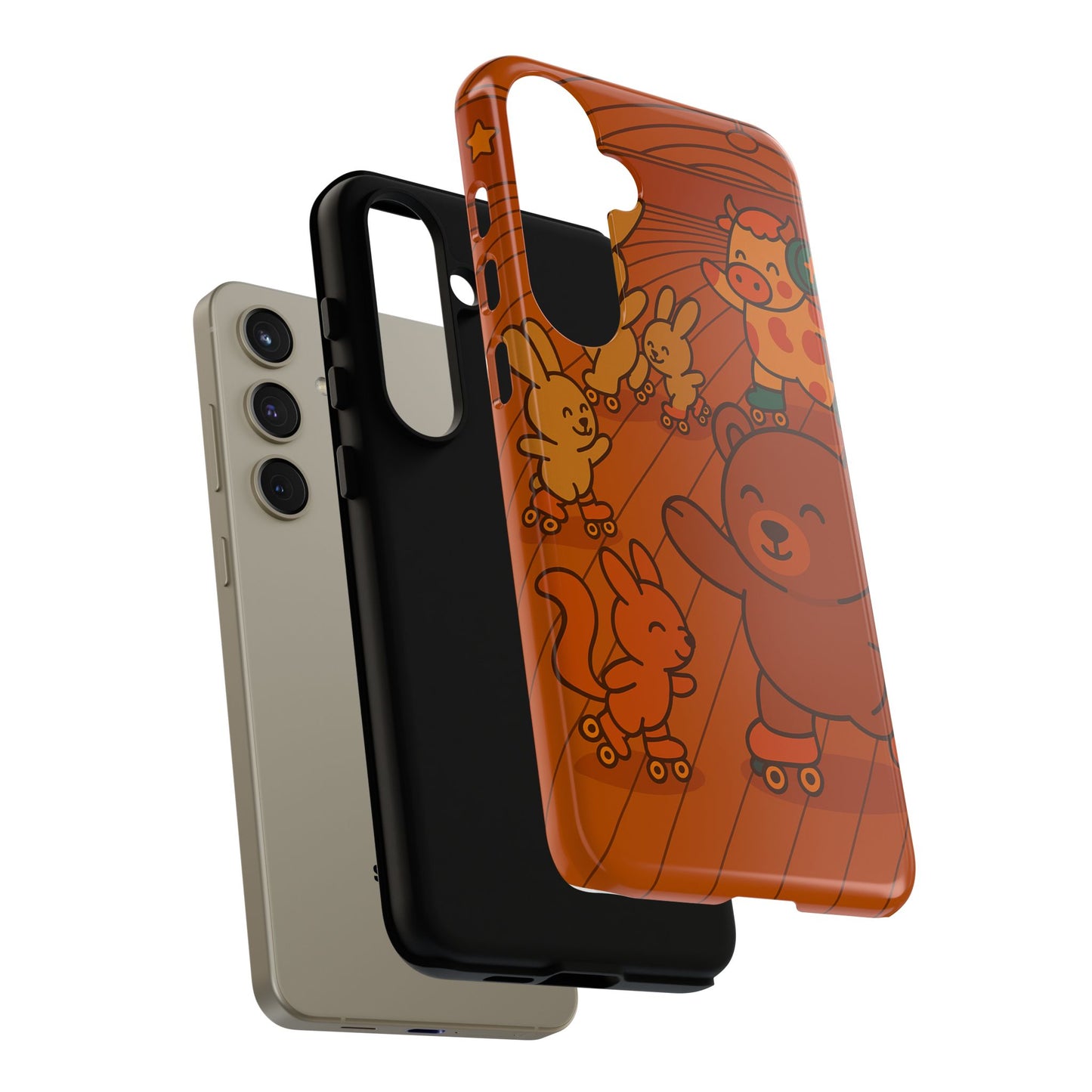 Samsung Case - Strawberry Cow at skating rink