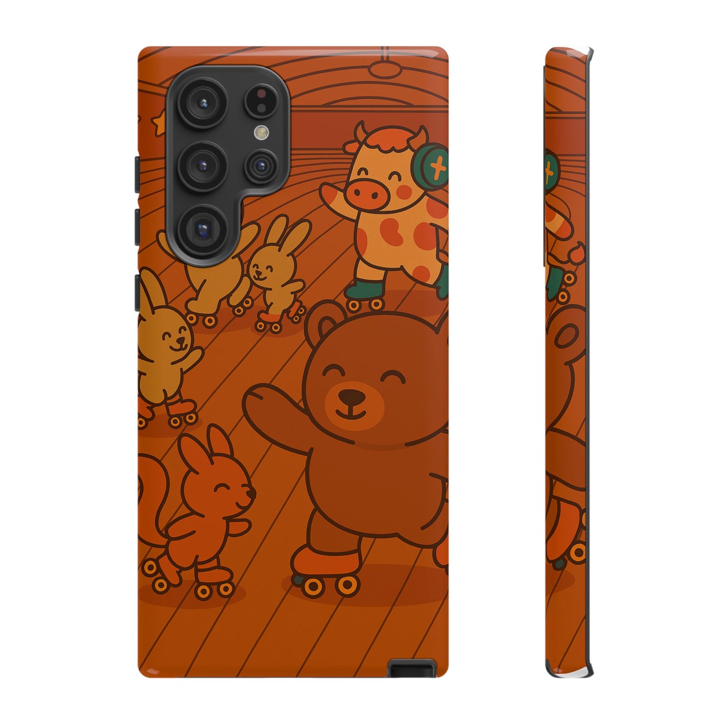 Samsung Case - Strawberry Cow at skating rink