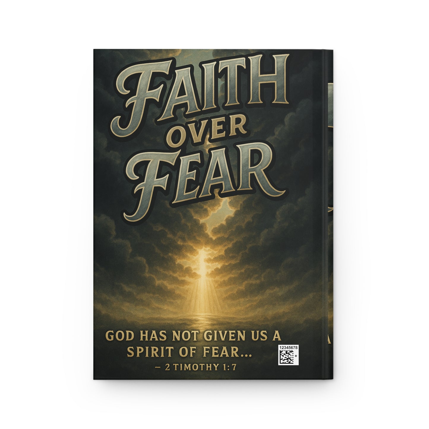 Christian Journal - Faith Over Fear Hardcover
