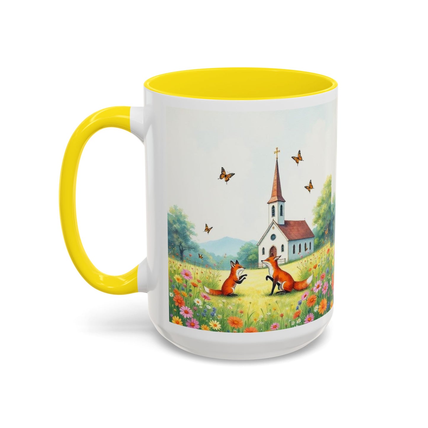 Coffee Mug (11, 15oz) Foxes