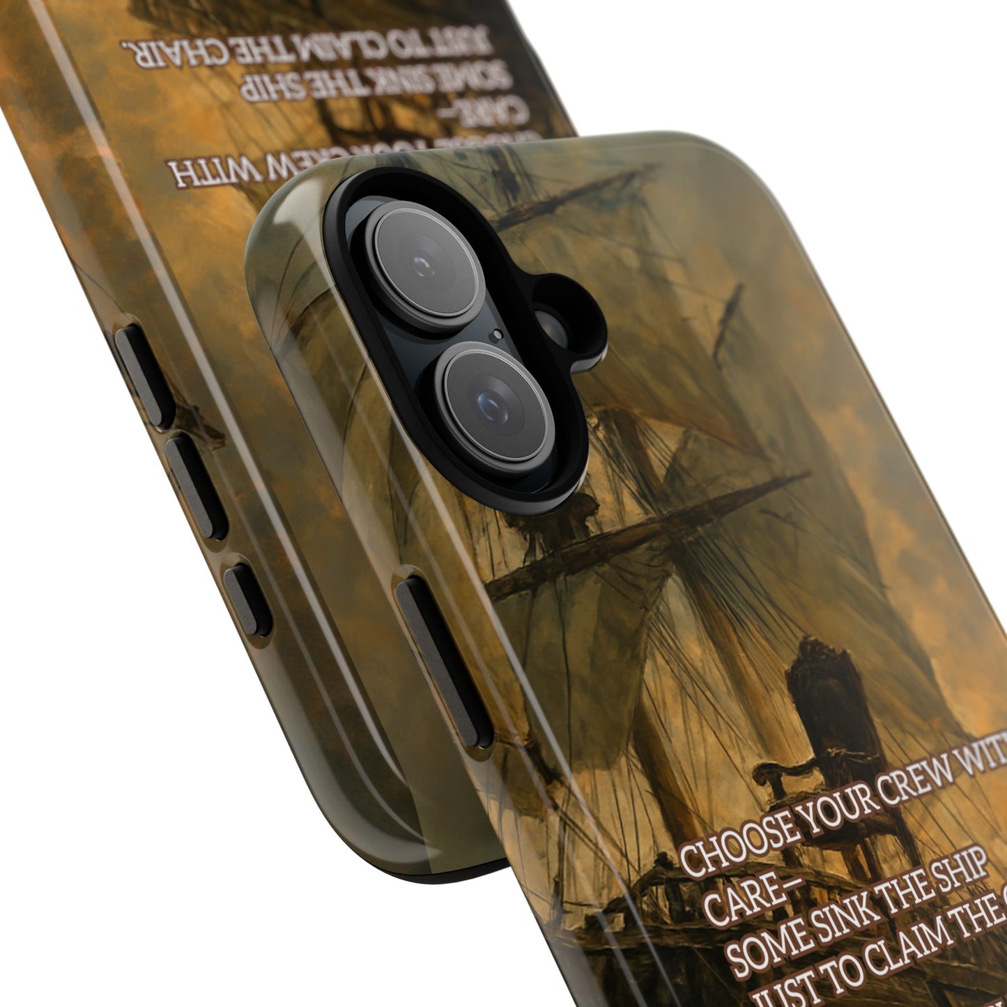 IPHONE Case - Christian Choose Your Crew with Care Design