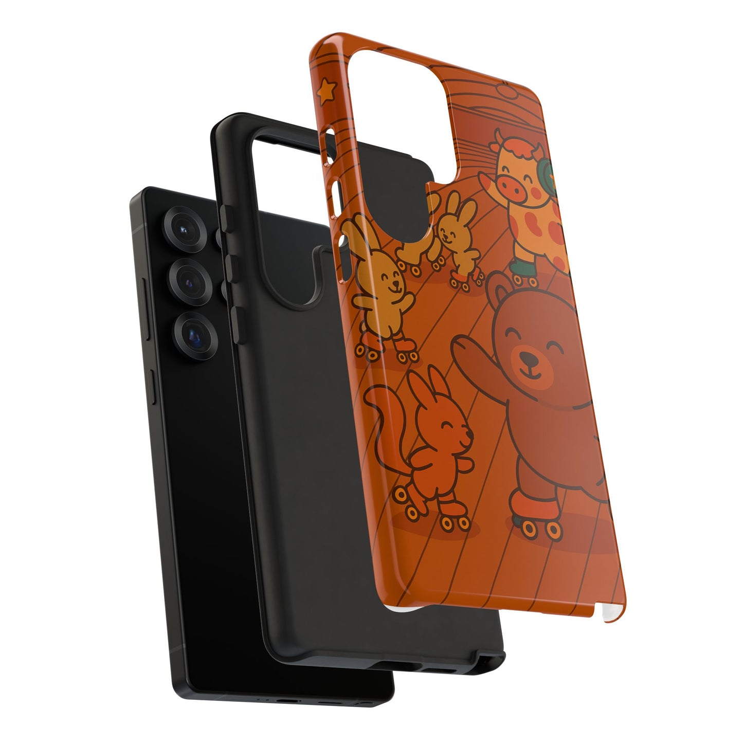 Samsung Case - Strawberry Cow at skating rink