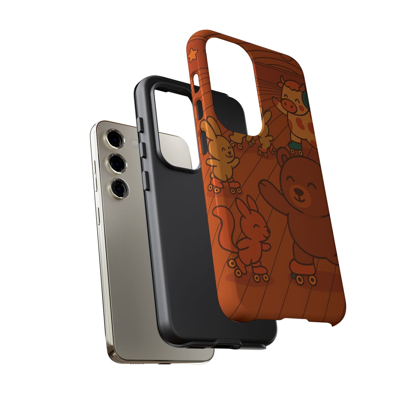 Samsung Case - Strawberry Cow at skating rink