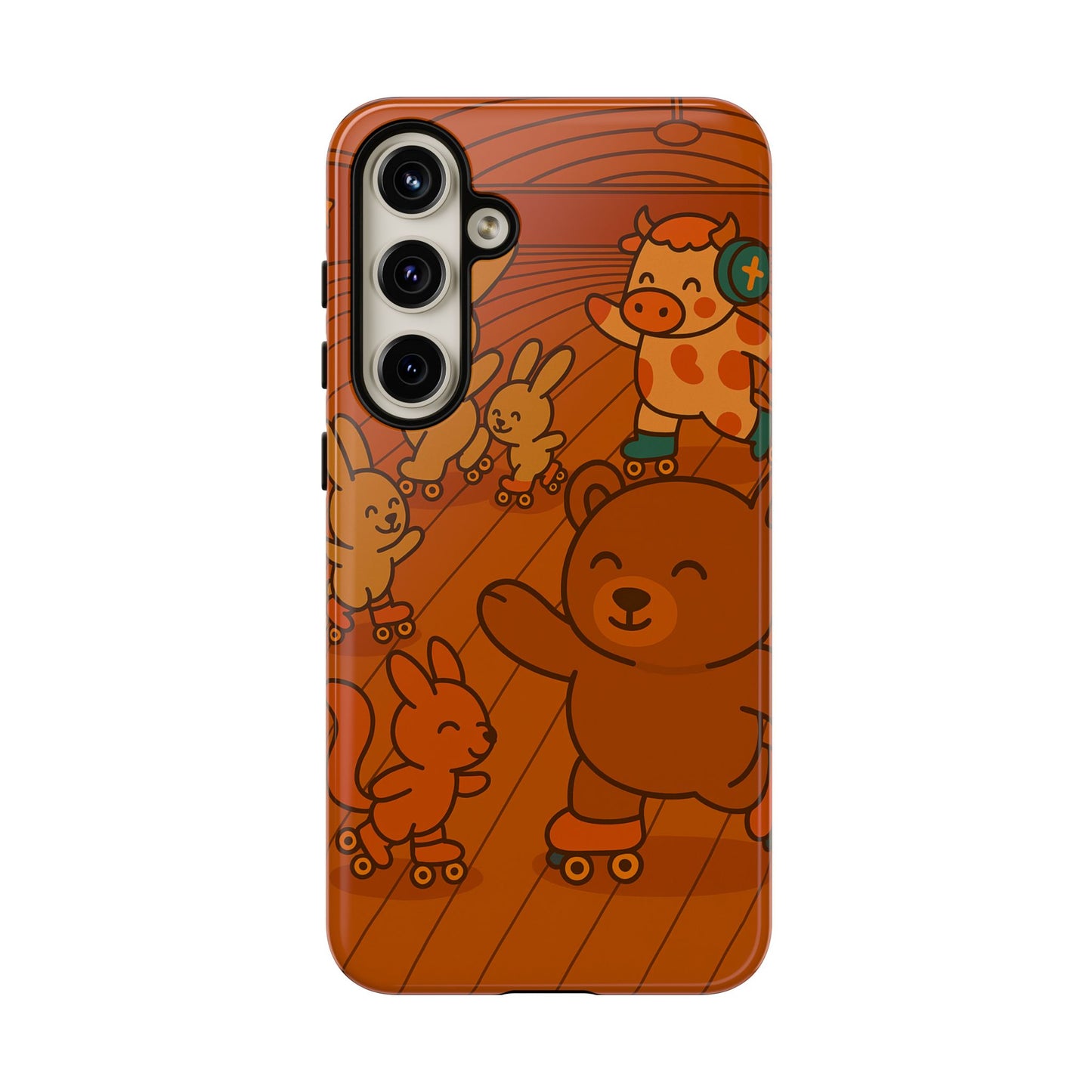 Samsung Case - Strawberry Cow at skating rink