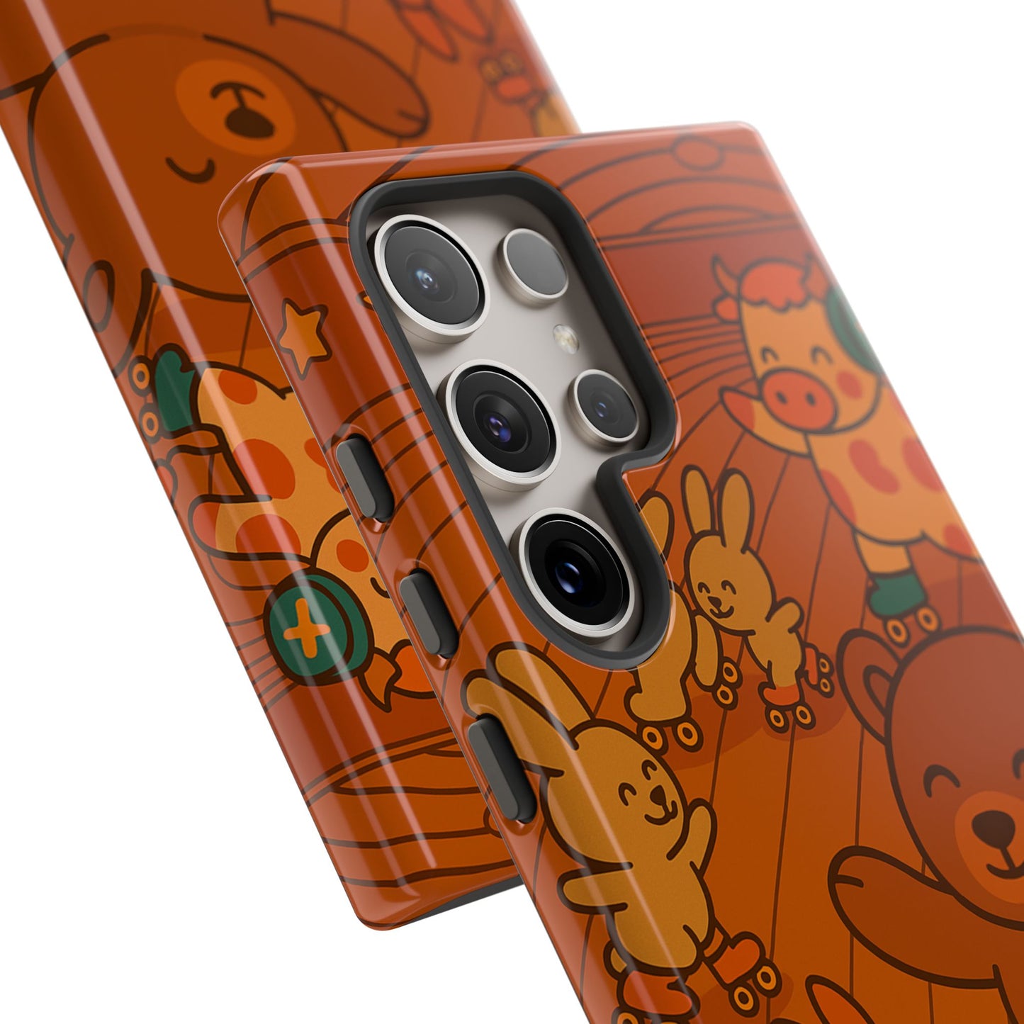 Samsung Case - Strawberry Cow at skating rink