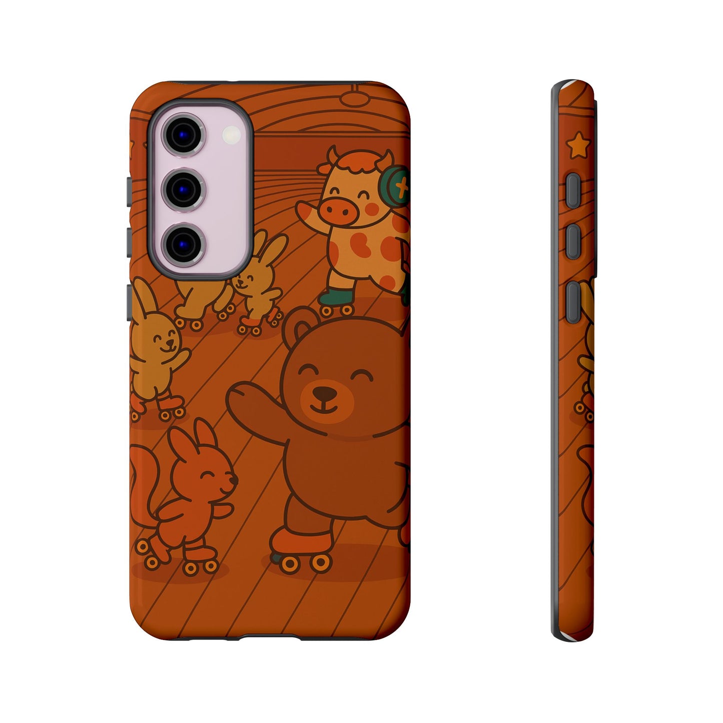 Samsung Case - Strawberry Cow at skating rink