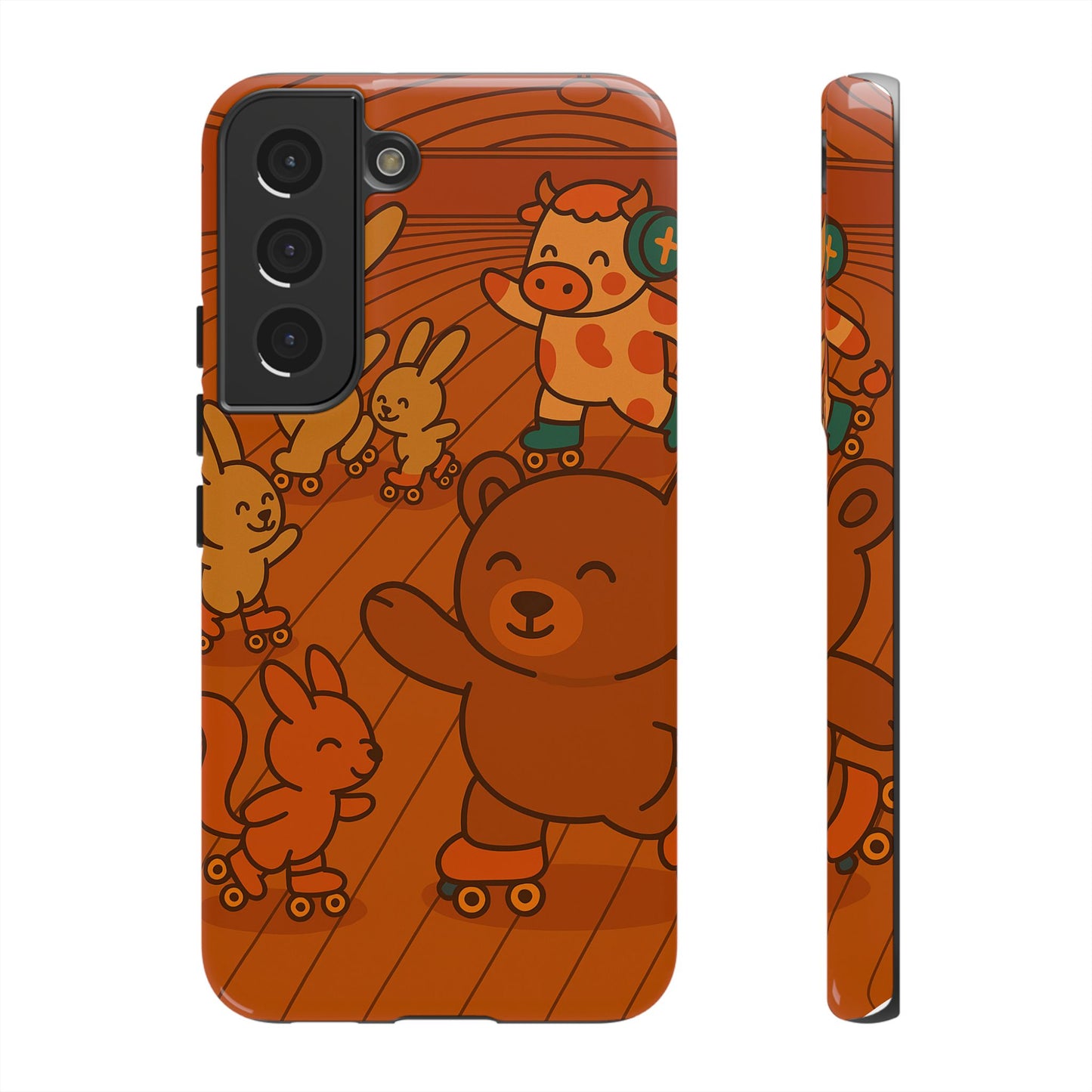 Samsung Case - Strawberry Cow at skating rink
