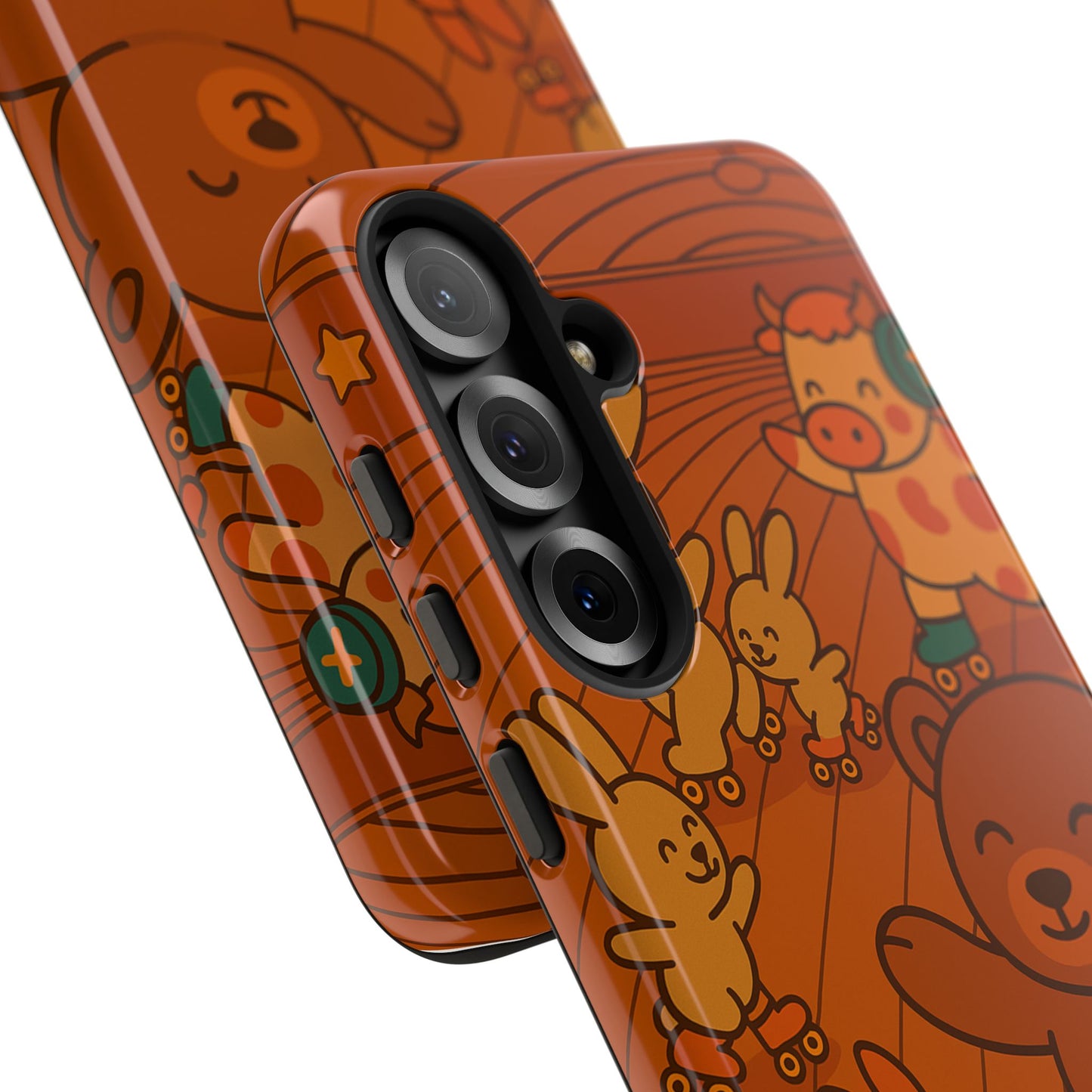 Samsung Case - Strawberry Cow at skating rink