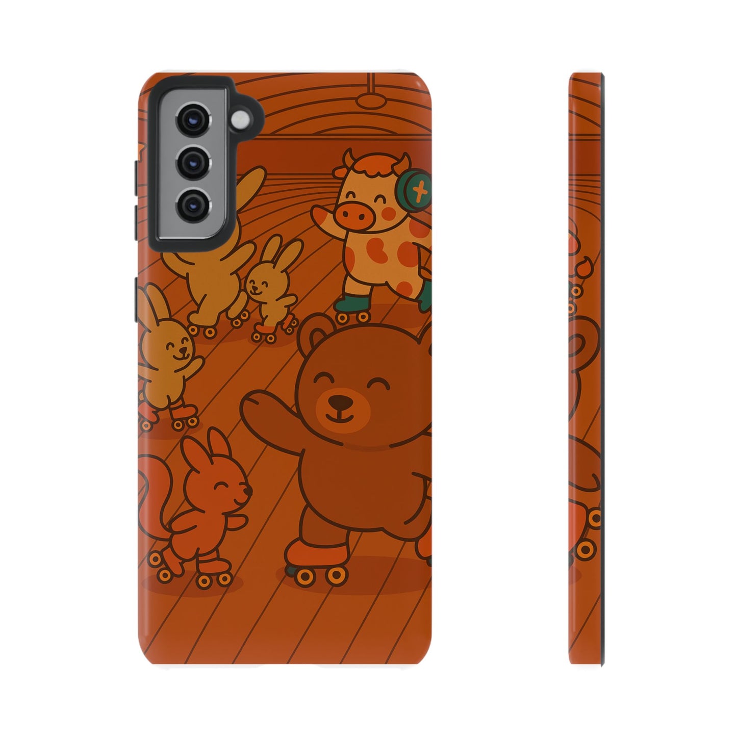 Samsung Case - Strawberry Cow at skating rink