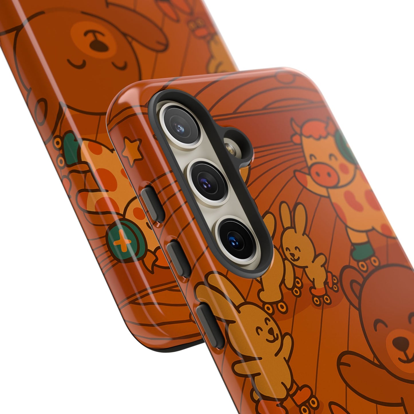 Samsung Case - Strawberry Cow at skating rink