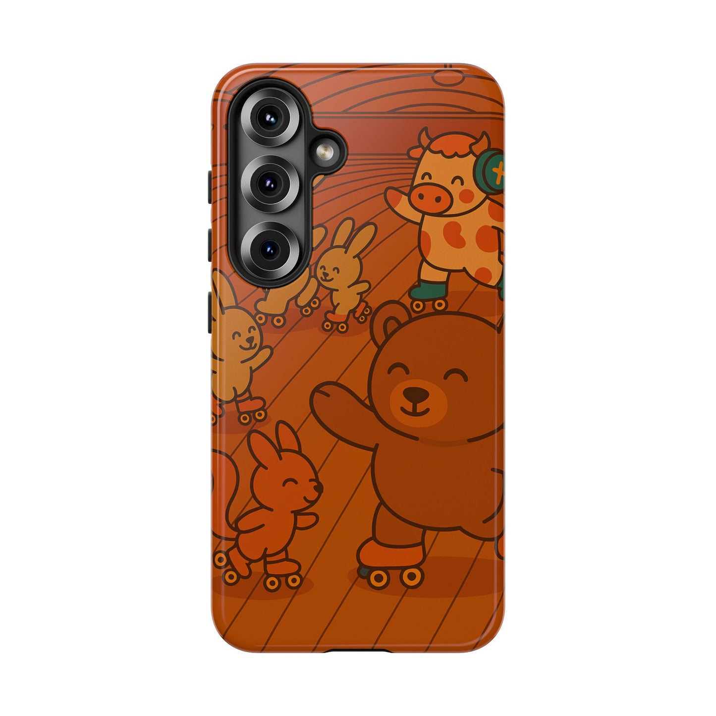 Samsung Case - Strawberry Cow at skating rink