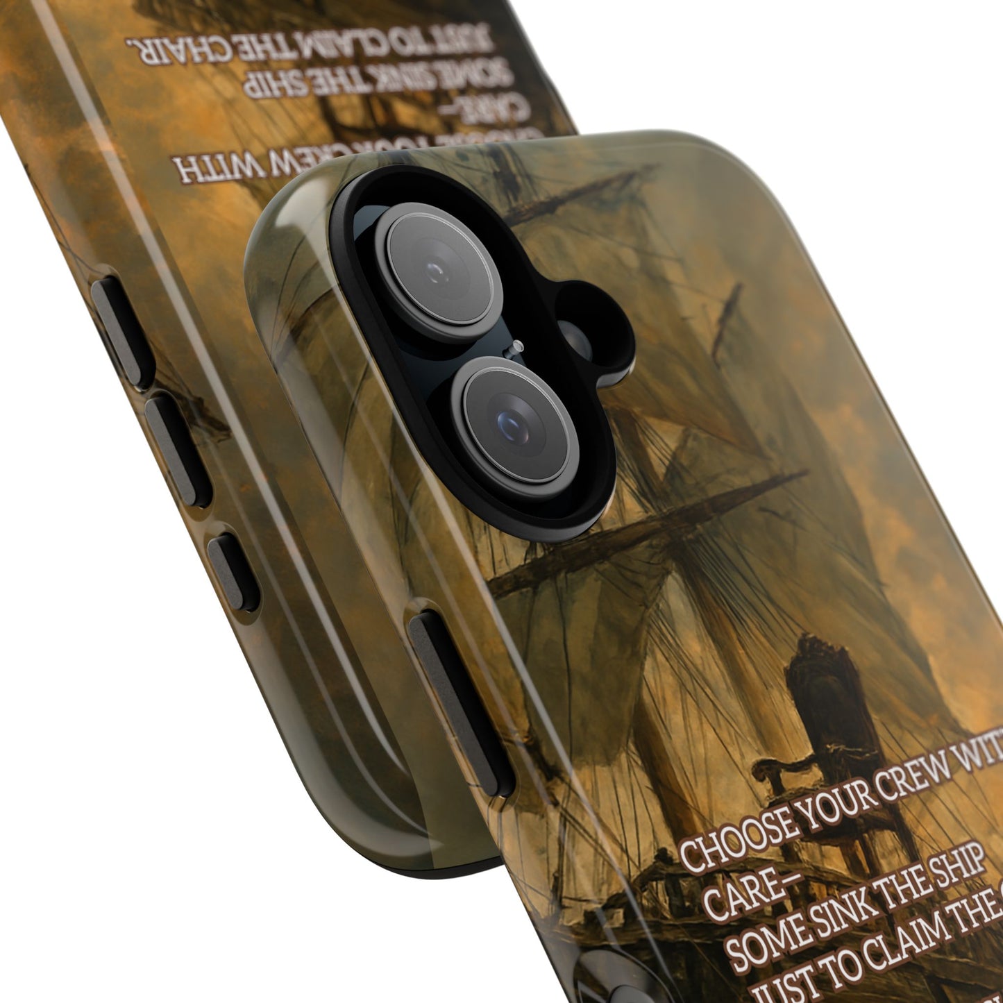 IPHONE Case - Christian Choose Your Crew with Care Design