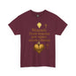 Christian Heavy Cotton Tee - 'Wounds From Trauma Are Open Door to Demons'