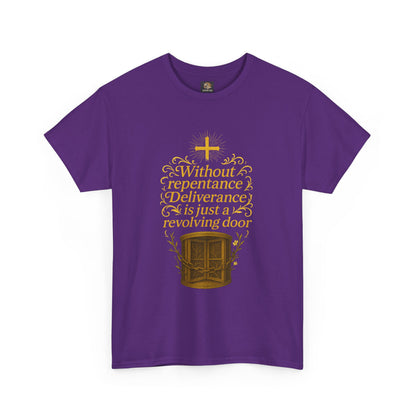Christian Tee Without Repentance Deliverance Revolving Door