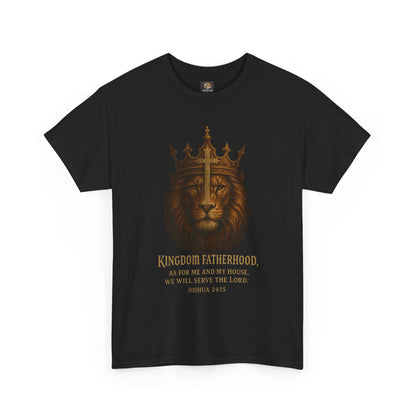 "Kingdom Fatherhood" Lion & Crown Scripture Tee