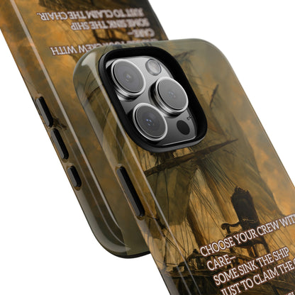IPHONE Case -  Christian Choose Your Crew with Care Design