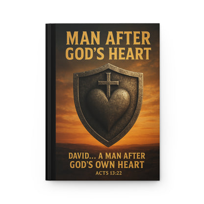 Hardcover Journal Christian Man After God's Heart Design