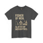 "Fisher of Men. Slayer of Mosquitoes." Campfire Faith Tee
