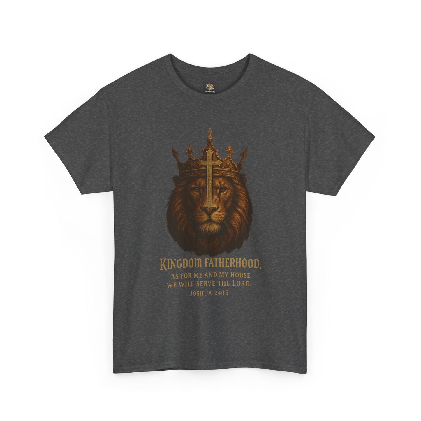 "Kingdom Fatherhood" Lion & Crown Scripture Tee