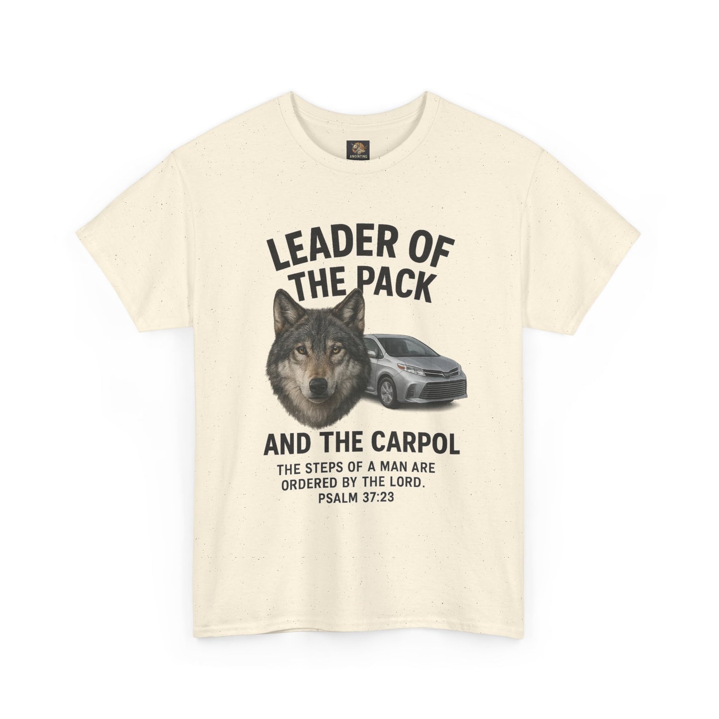 "Leader of the Pack… and the Carpool" Christian Dad Tee, Unisex