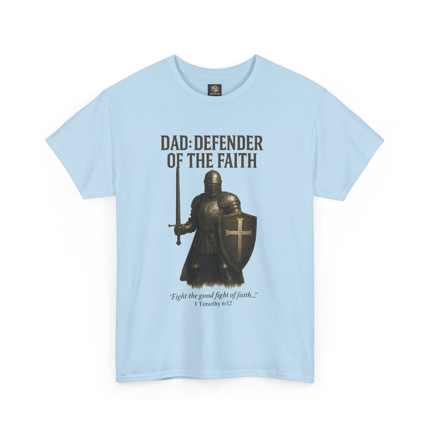 Christian Tee - Dad: Defender of the Faith, Unisex