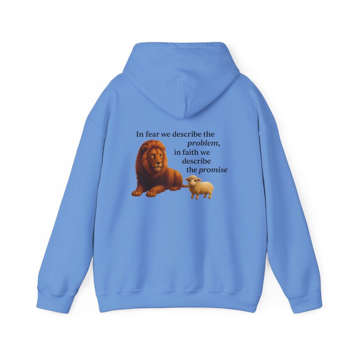 Christian Lion and Lamb Hoodie