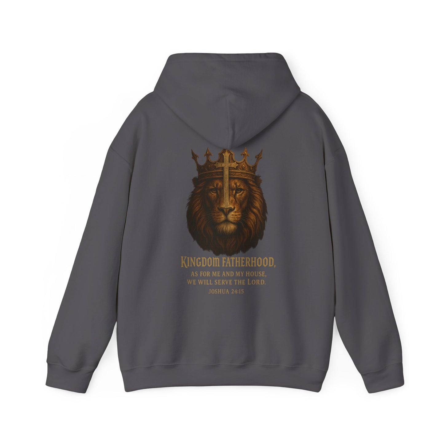 "Kingdom Fatherhood" Crowned Lion Hoodie
