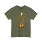 Christian Heavy Cotton Tee - 'Wounds From Trauma Are Open Door to Demons'