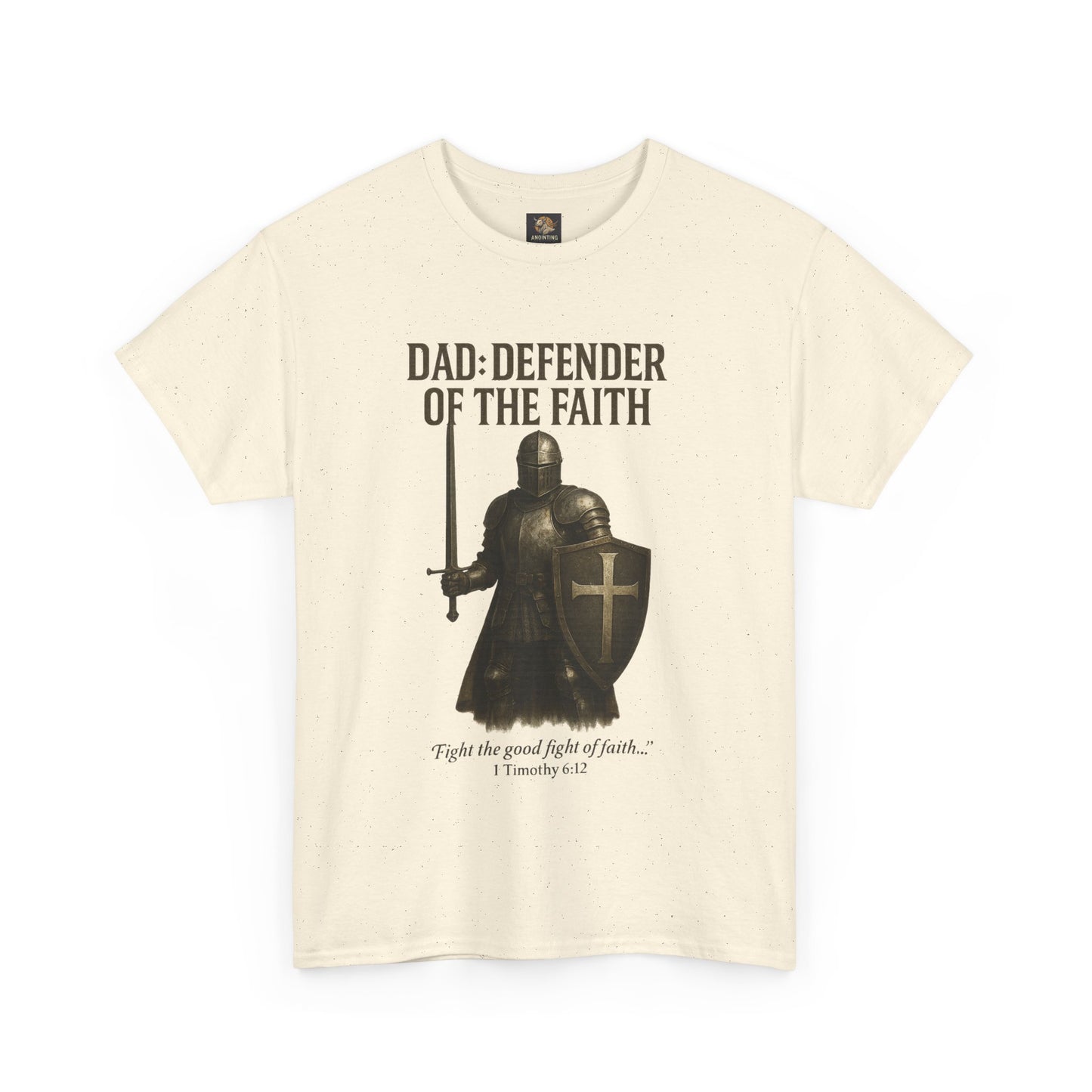 Christian Tee - Dad: Defender of the Faith, Unisex