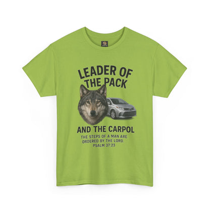 "Leader of the Pack… and the Carpool" Christian Dad Tee, Unisex