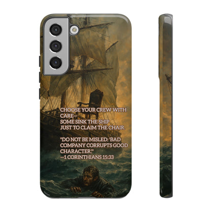 SAMSUNG Cases - Christian Choose Your Crew with Care Design