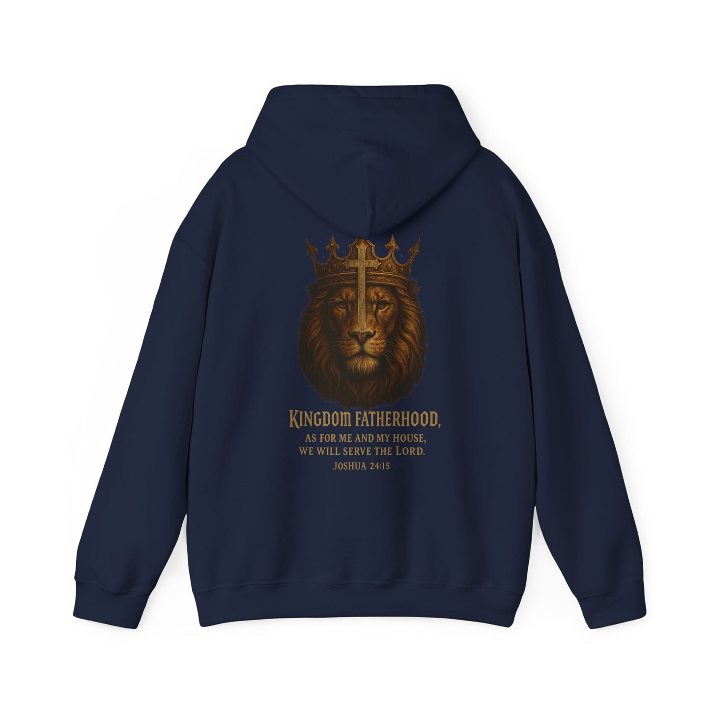"Kingdom Fatherhood" Crowned Lion Hoodie