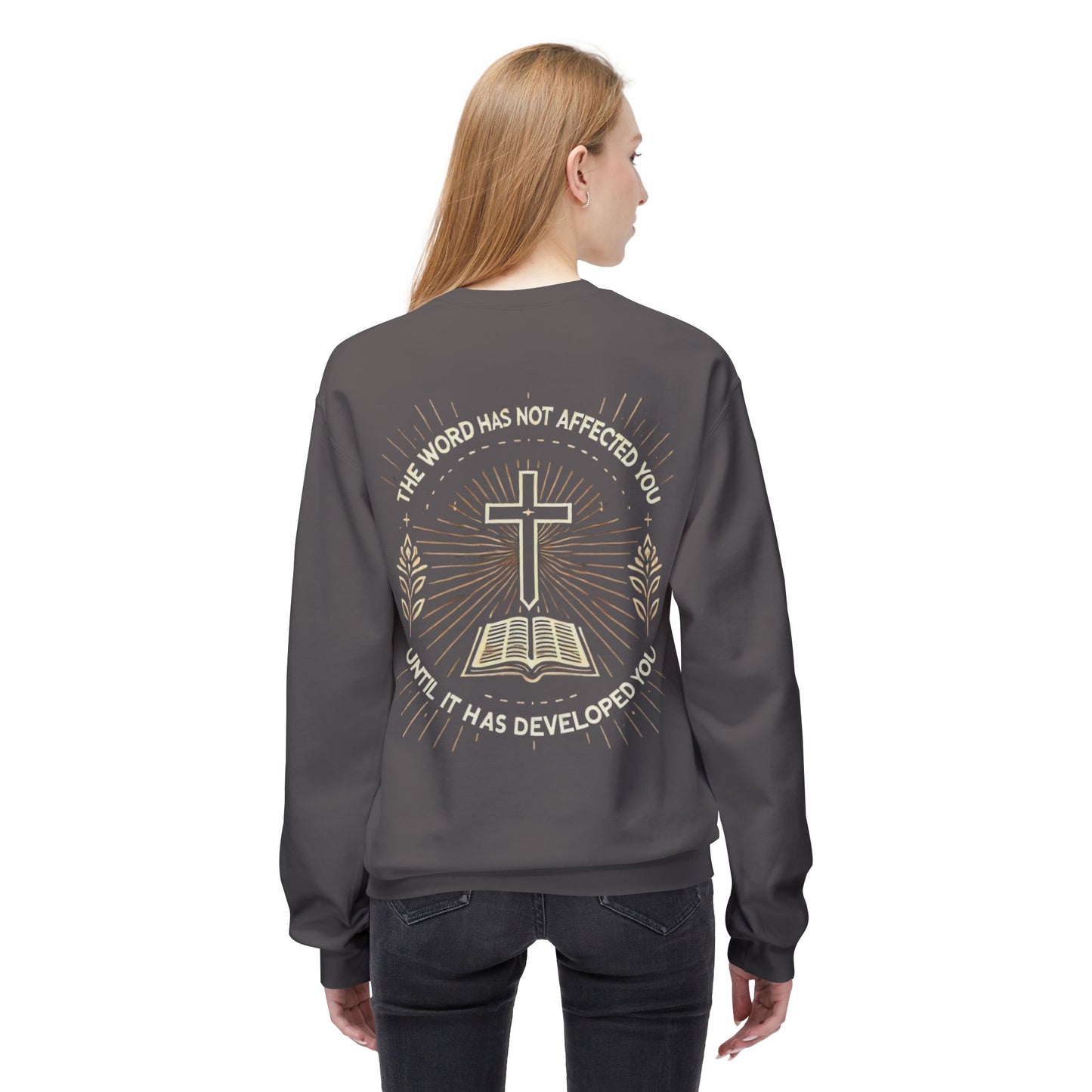 Christian Sweatshirt with Inspirational Quote