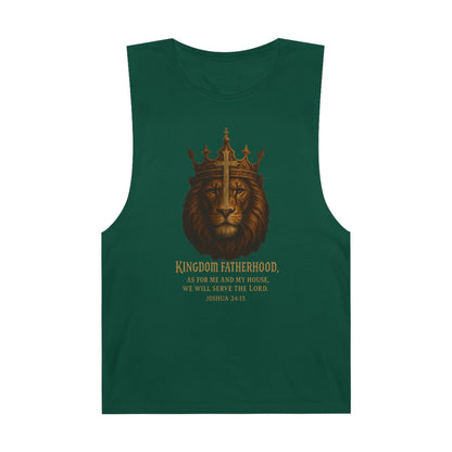 "Kingdom Fatherhood" Crowned Lion Men's Tank