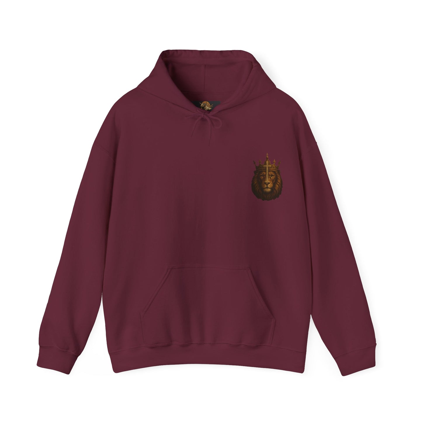 "Kingdom Fatherhood" Crowned Lion Hoodie